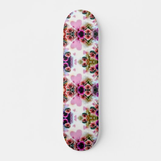 Signature Rose Custom Pro Slider Board Skateboard (Vorne)