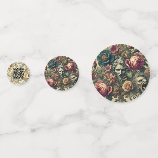 Signature Scatter — Gothic Viktorianisch Konfetti (Rückseiten)