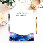 Signature Script Agate Galaxy Celestial Stars Notizblock