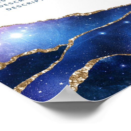 Signature Script Agate Galaxy Service Preis Poster (Ecke)