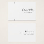 Signature-Script-Bracelet oder Necklace-Display-Ka (Vorne & Hinten)