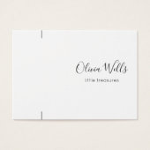 Signature-Script-Bracelet oder Necklace-Display-Ka (Vorderseite)