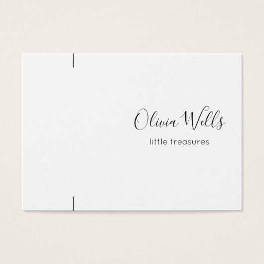 Signature-Script-Bracelet oder Necklace-Display-Ka (Vorderseite)