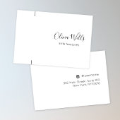 Signature-Script-Bracelet oder Necklace-Display-Ka