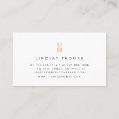 Signature Script Copper Ananas Visitenkarte (Rückseite)