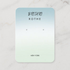 Signature Script Gradient Oring Visitenkarte