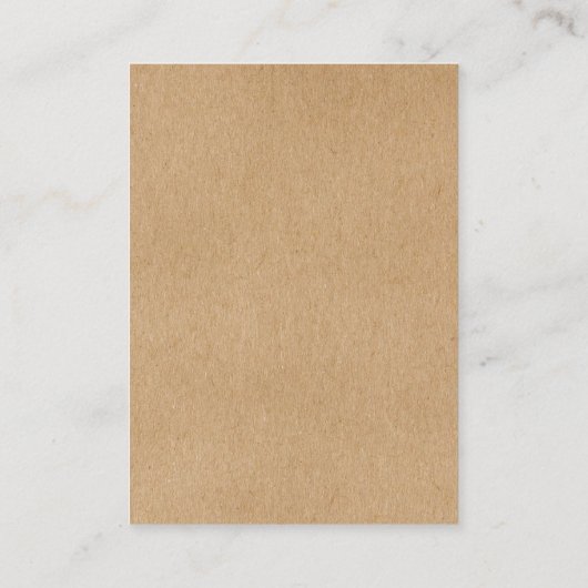 Signature Script Hochzeit rustikal Vielen Dank Platzkarte (Rückseite)