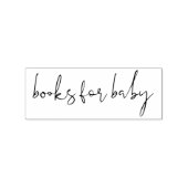 Signature Script Letters Books for baby Gummistempel (Prägung)