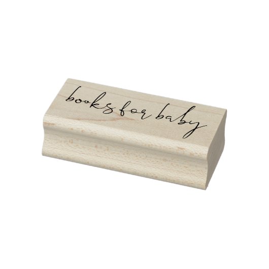 Signature Script Letters Books for baby Gummistempel (Stempel)