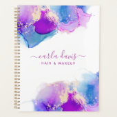 Signature Script Lila Blue Alcohol Tinte Planer (Vorderseite)