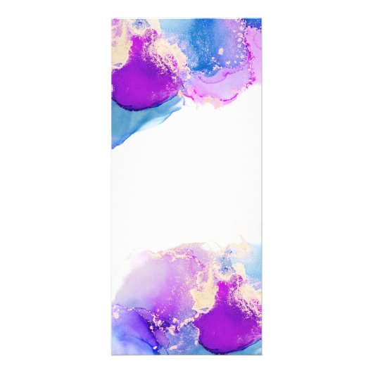 Signature Script Lila Blue Alcohol Tinte Werbekarte (Hinten)