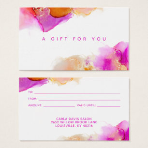 Signature Script Rosa Orange Alcohol Tinte Geschen