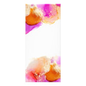 Signature Script Rosa Orange Alkohol Tinte Werbekarte (Hinten)