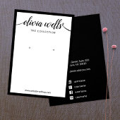 Signature Script-Schriftart Weißer Ohrenbildschirm