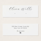 Signature Script Stud Earring Juwelier Display Car (Vorne & Hinten)