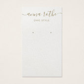 Signature Script White Oring Display Card (Vorderseite)