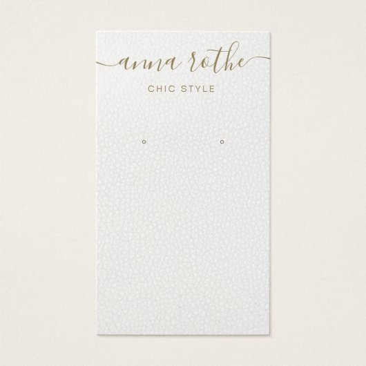 Signature Script White Oring Display Card (Vorderseite)