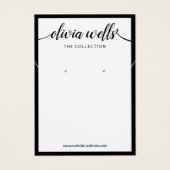 Signature Script White Oring Necklace Display (Vorderseite)