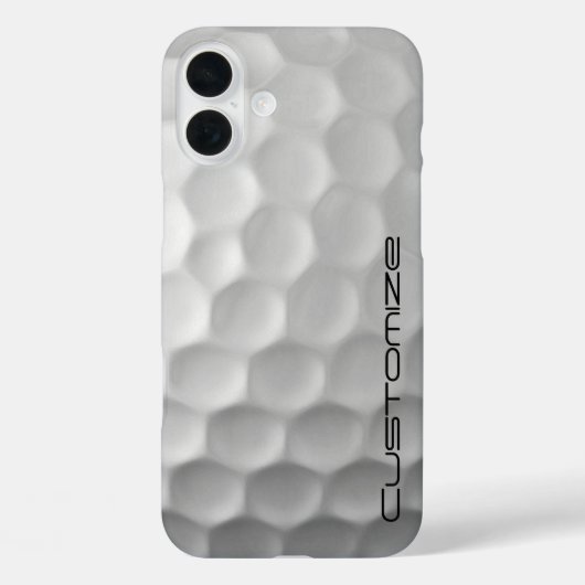 Signature Series Personalisierte Golfball-Geschenk Case-Mate iPhone Hülle (Rückseite)