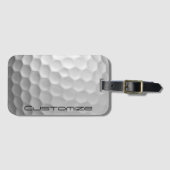 Signature Series Personalisierte Golfball-Geschenk Gepäckanhänger (Vorderseite (Horizontal))