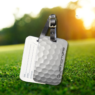 Signature Series Personalisierte Golfball-Geschenk Gepäckanhänger