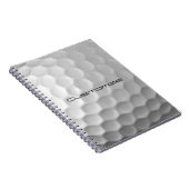 Signature Series Personalisierte Golfball-Geschenk Notizblock (Rechte Seite)