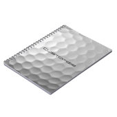 Signature Series Personalisierte Golfball-Geschenk Notizblock (Linke Seite)
