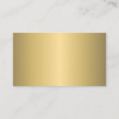 Signature-Skript einfache rot rosa Gold elegant Visitenkarte (Rückseite)