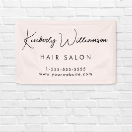 Signature-Skripte für die Unternehmenskultur Rosa  Banner