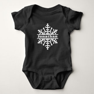 Signature Snowflake Baby Strampler