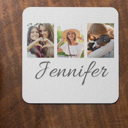 Signature Strip Collage Getränkeuntersetzer