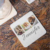 Signature Strip Collage Getränkeuntersetzer