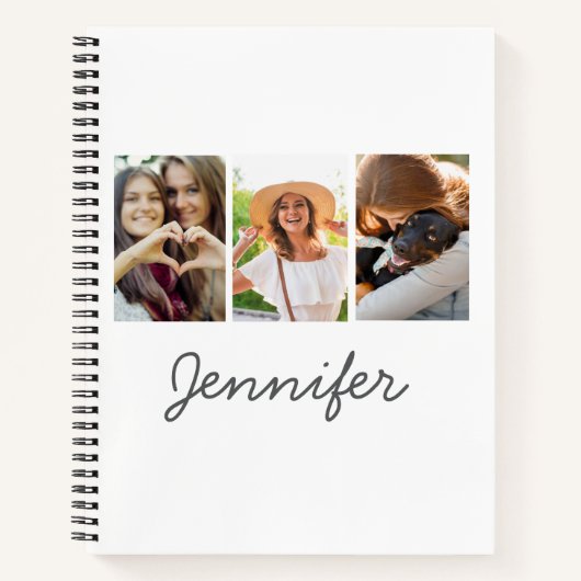 Signature Strip Collage Notizblock (Vorderseite)