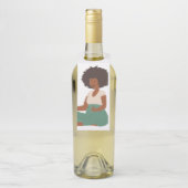 "Signature-Touch - Custom Hang Tag with Design" Flaschenanhänger (Auf Flasche)