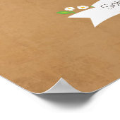 Signature Tree mit Cartoon Couple Portrait Poster (Ecke)