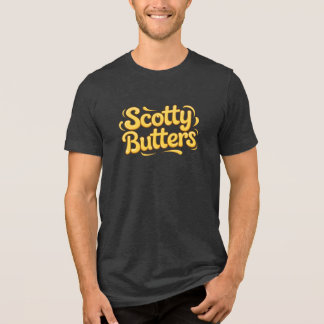 Signature-Tropfen-Logo für Scotty Butters Tri-Blend Shirt