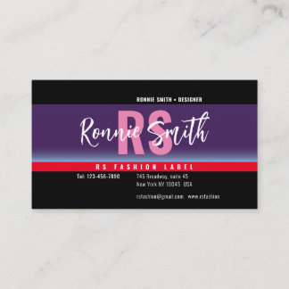 Signature-Visitenkarte Visitenkarte