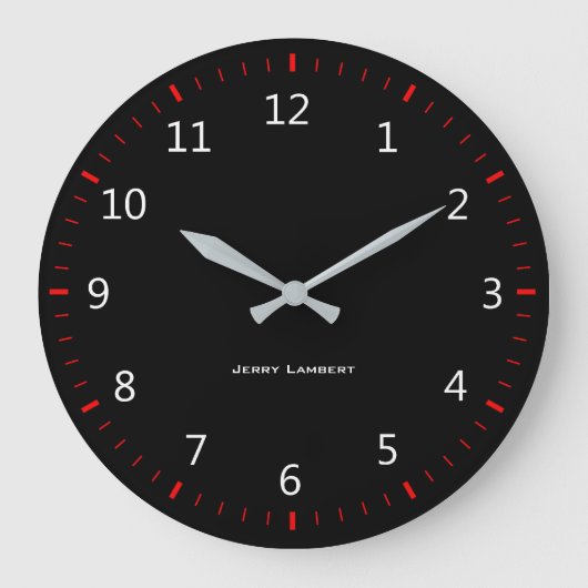 Signature Wall Clock 3 Große Wanduhr (Vorderseite)