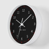 Signature Wall Clock 3 Uhr (Winkel)