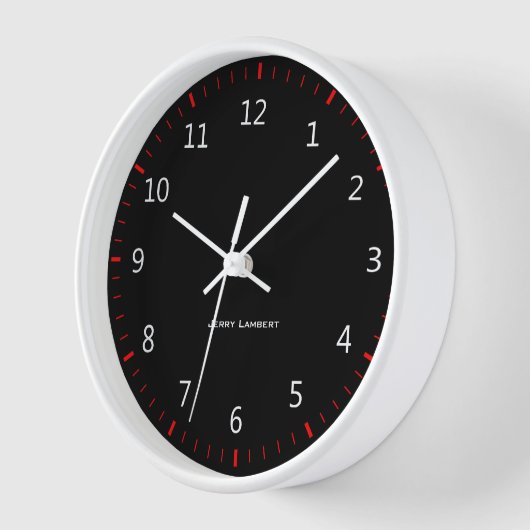 Signature Wall Clock 3 Uhr (Winkel)