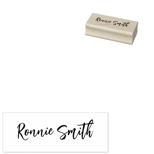 Signature Wood Art Briefmarke Gummistempel (Stempel)
