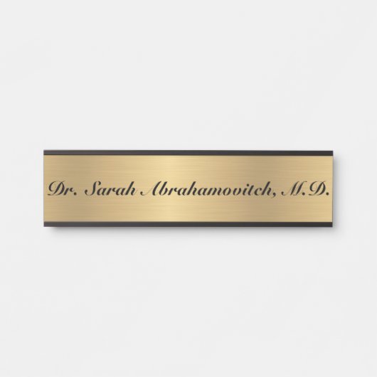 Signaturen für das Schild der Außenhilfe von Gold (Vorderseite )