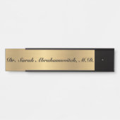 Signaturen für das Schild der Außenhilfe von Gold (Vorderseite )