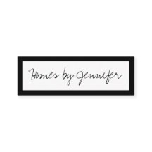 Signaturhandschriftlich Schwarzes Grenzprofil