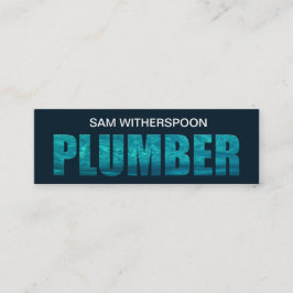 Signaturinstallationsdienst für Wasserpflanzen Mini Visitenkarte