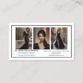 Signaturmodell-Visitenkarte | Mini-Comp-Karten Visitenkarte (Rückseite)