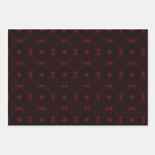Signaturmuster Goth-Trio Geschenkpapier Set (Vorderseite)