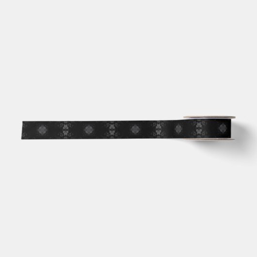 Signaturmuster Schwarz Satinband (Vorderseite)