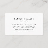 Signaturskript Visitenkarte (Rückseite)