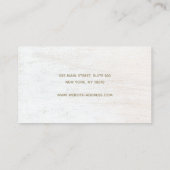 Signaturskript Weißholzvorgebläse Anzeigetümmel Visitenkarte (Rückseite)